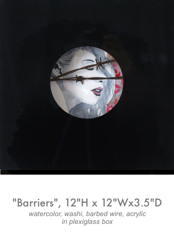 Barriers art by Tama Takahashi