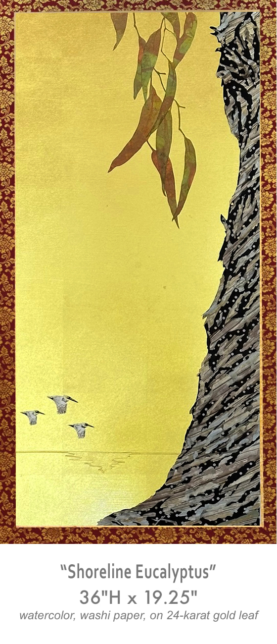 Santa Barbara Wave art by Tama Takahashi